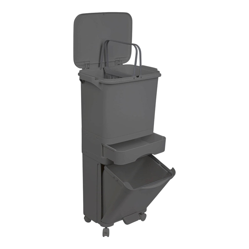 Recyclingbehälter, 38L für Alltag und Zuhause – Detailansicht 17