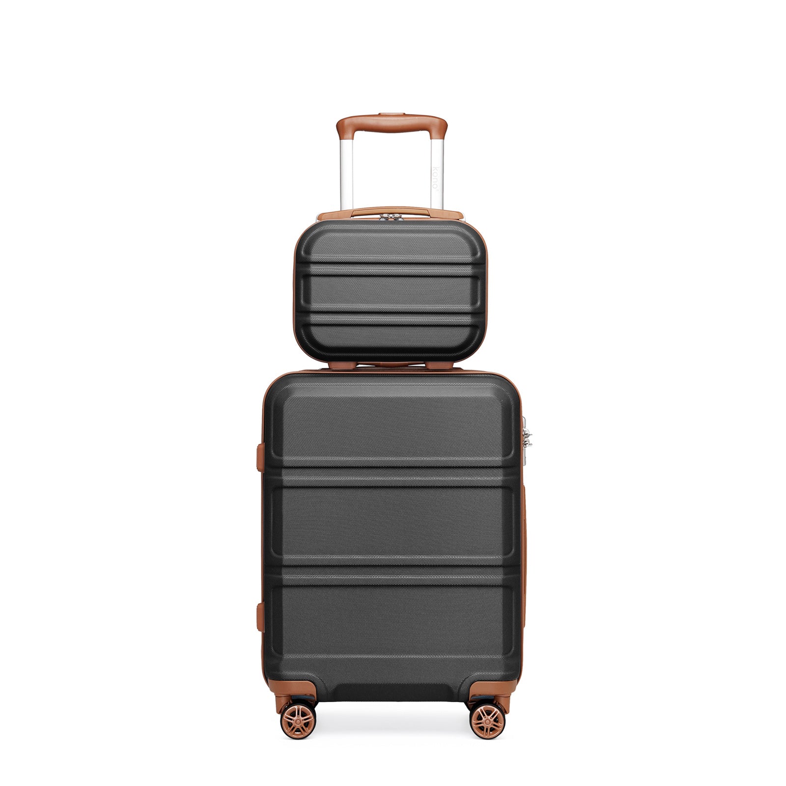 Reisekoffer, 2 Stk. Cremeweißer 20-Zoll-Koffer + Reisetasche für Alltag und Camping – Detailansicht 46