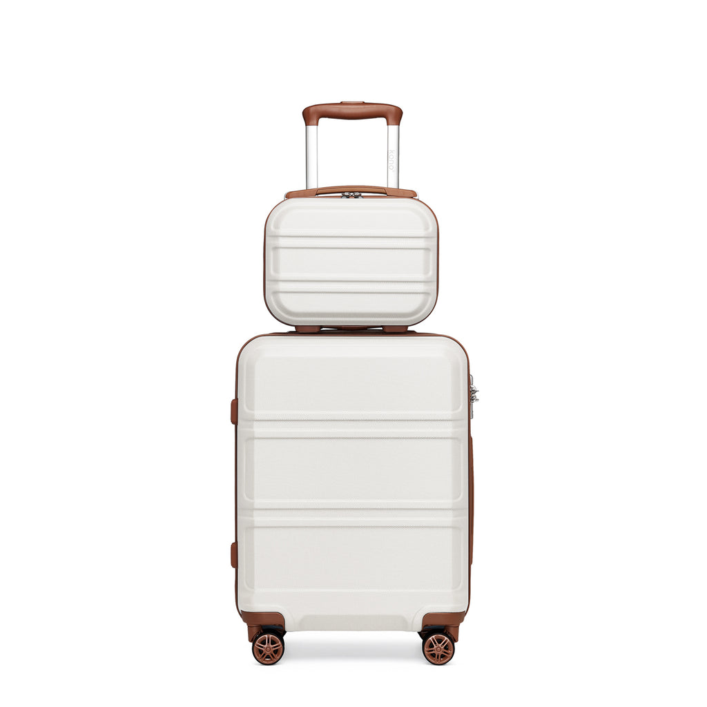 Reisekoffer, 6-teiliges Camping-Hardcase-ABS-Roller-Handgepäck-Kof für Freizeit und Camping – Detailansicht 6