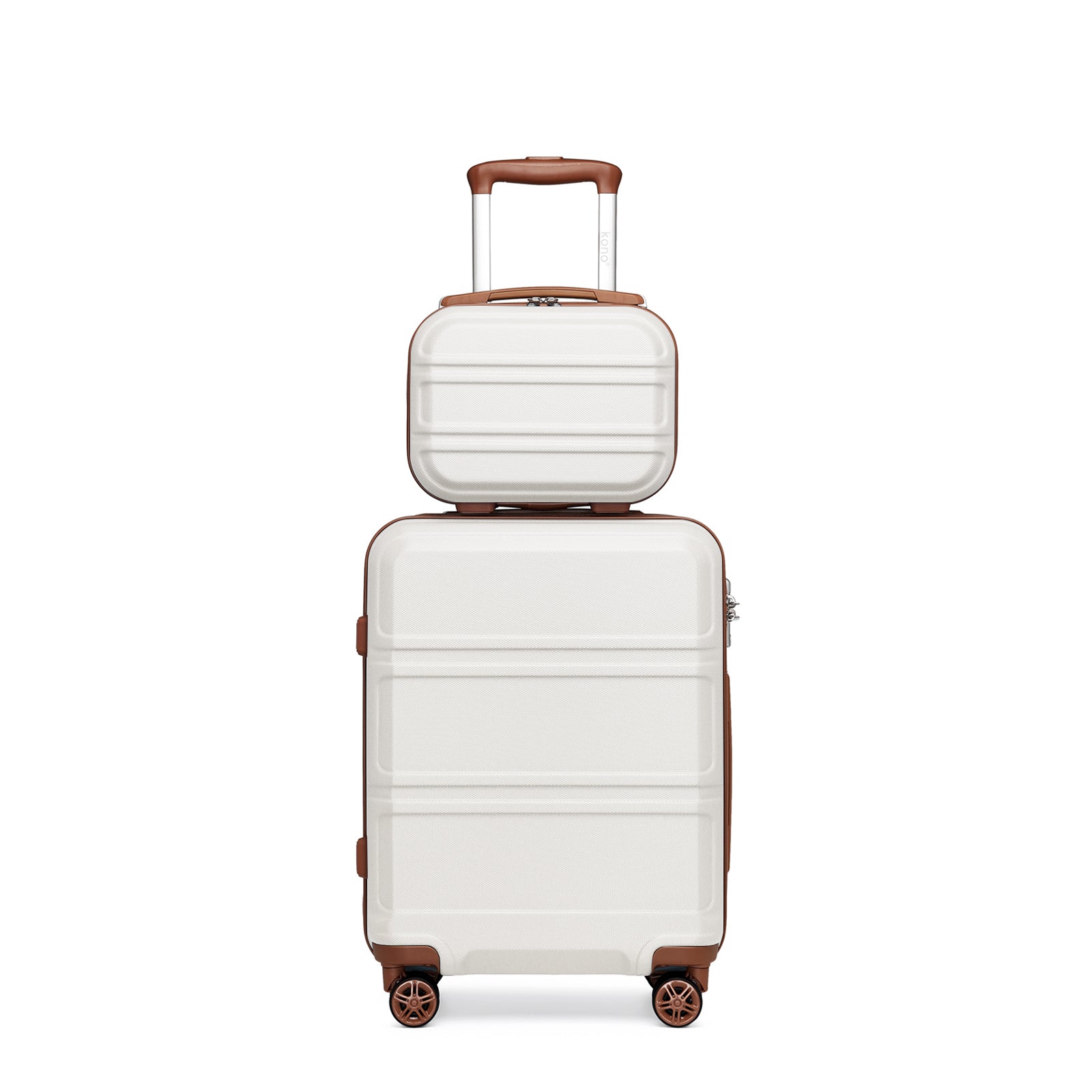 Reisekoffer, 6-teiliges Camping-Hardcase-ABS-Roller-Handgepäck-Kof für Freizeit und Camping – Detailansicht 6