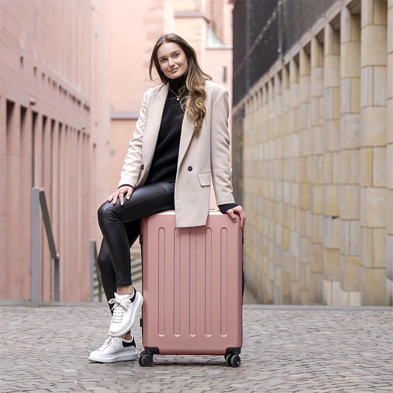 Reisekoffer, 8 Schwarz Größe L für Alltag und Freizeit – Detailansicht 9