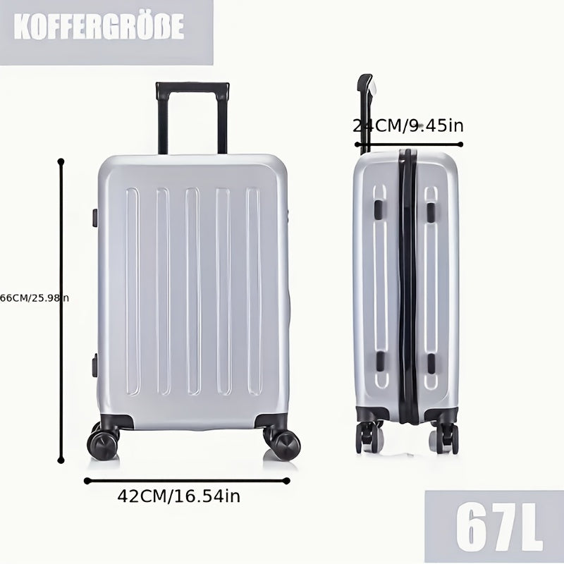 Reisekoffer, 8 Schwarz Größe L für Alltag und Freizeit – Detailansicht 11