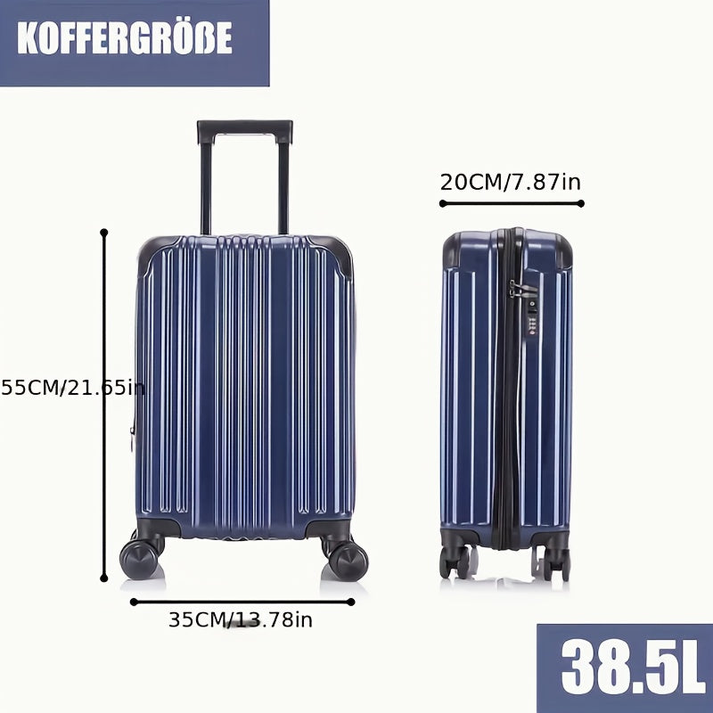 Reisekoffer, 8 Schwarz Größe L für Alltag und Freizeit – Detailansicht 12