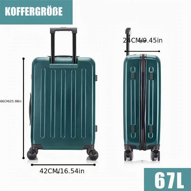 Reisekoffer, 8 Schwarz Größe L für Alltag und Freizeit – Detailansicht 13