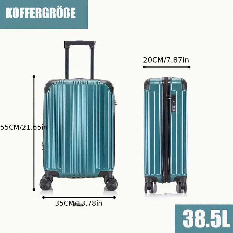 Reisekoffer, 8 Schwarz Größe L für Alltag und Freizeit – Detailansicht 22