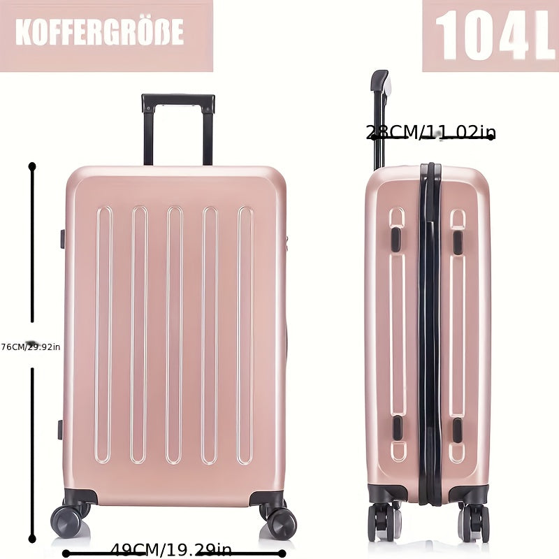 Reisekoffer, 8 Schwarz Größe L für Alltag und Freizeit – Detailansicht 35
