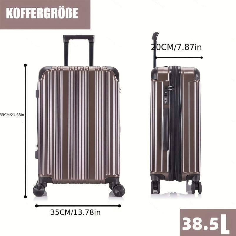 Reisekoffer, 8 Schwarz Größe L für Alltag und Freizeit – Detailansicht 38