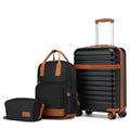 Reisekoffer, Creme/Braun für Freizeit – Detailansicht 3