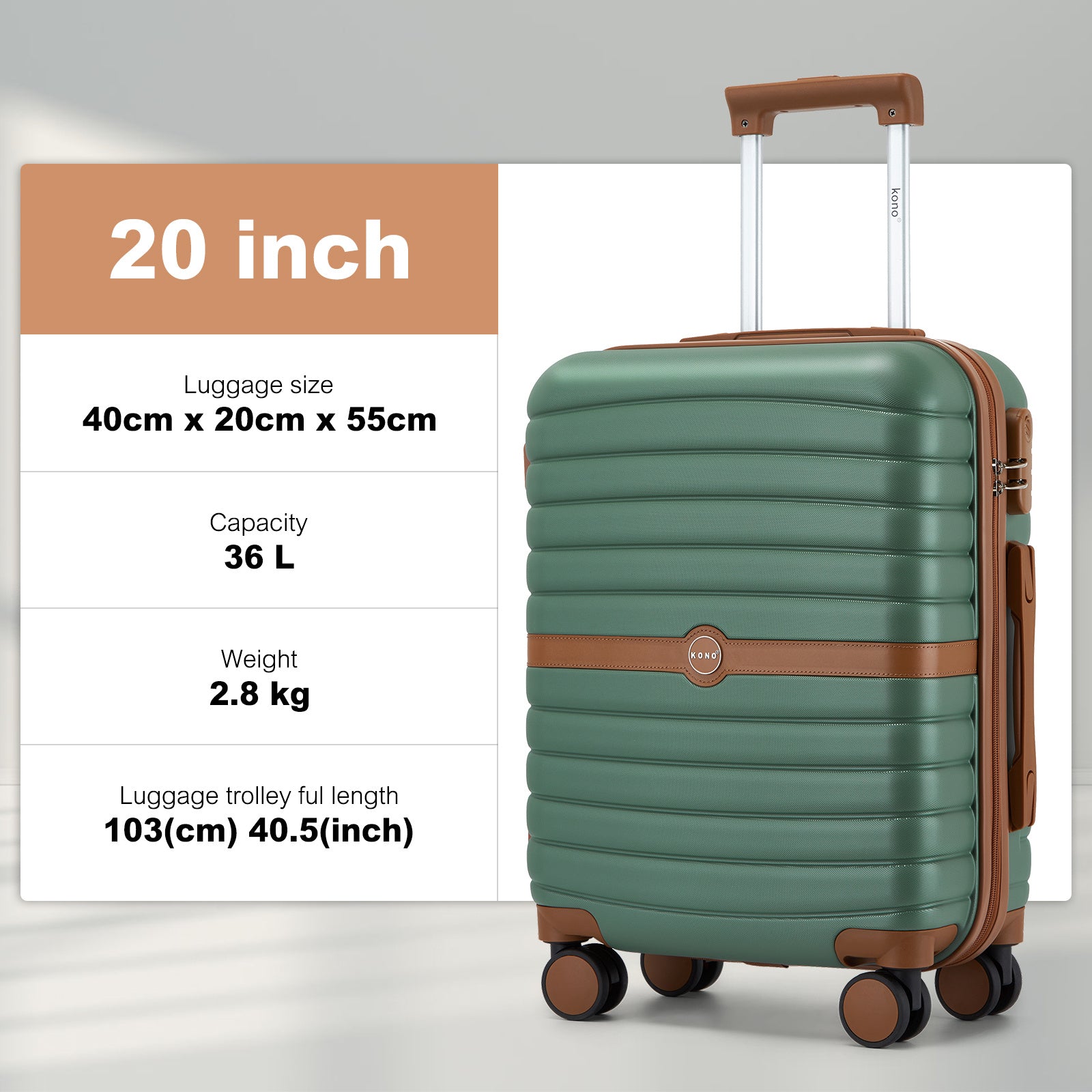 Reisekoffer, Cremefarbenes Weiß für Freizeit und Alltag – Detailansicht 20