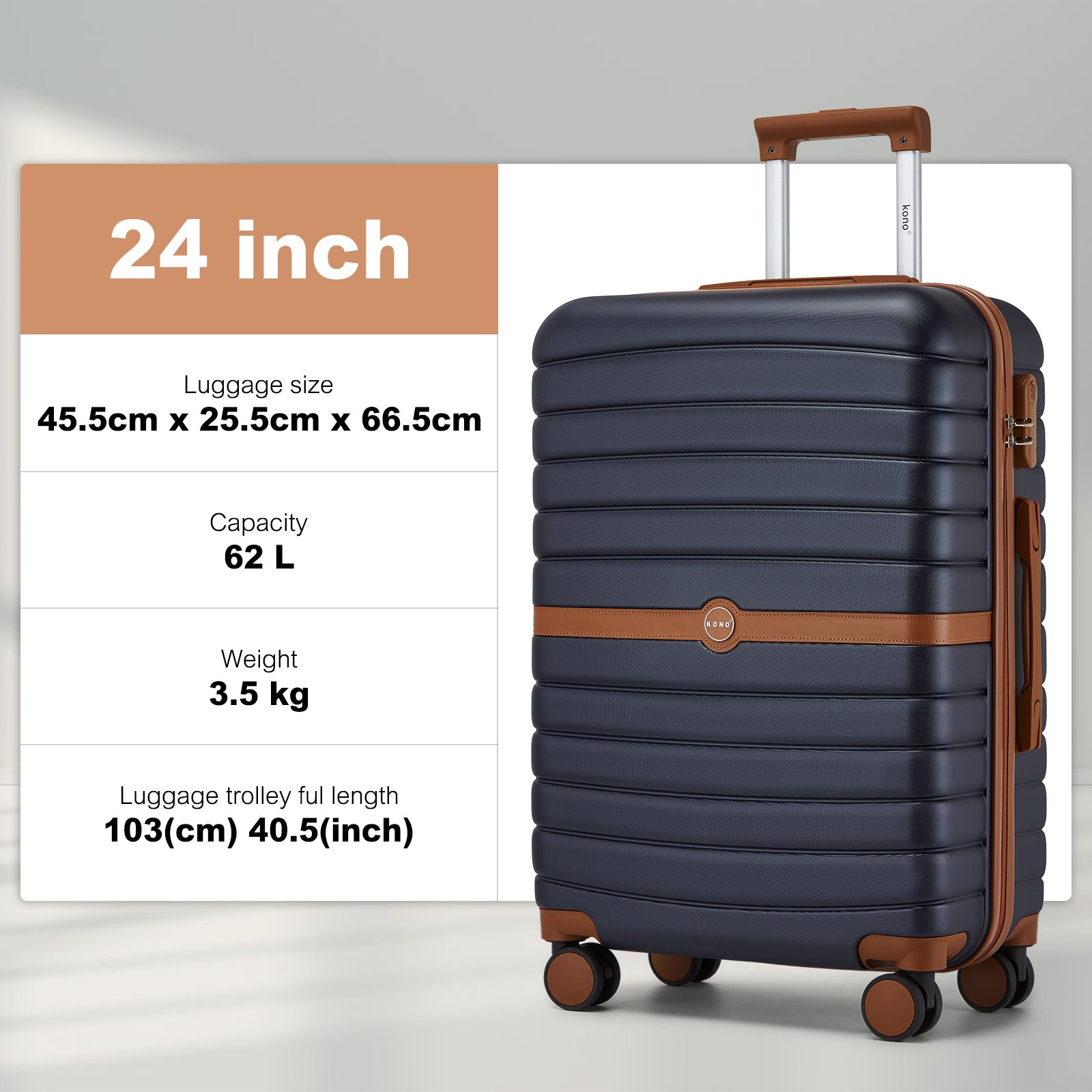 Reisekoffer, Cremefarbenes Weiß für Freizeit und Alltag – Detailansicht 30