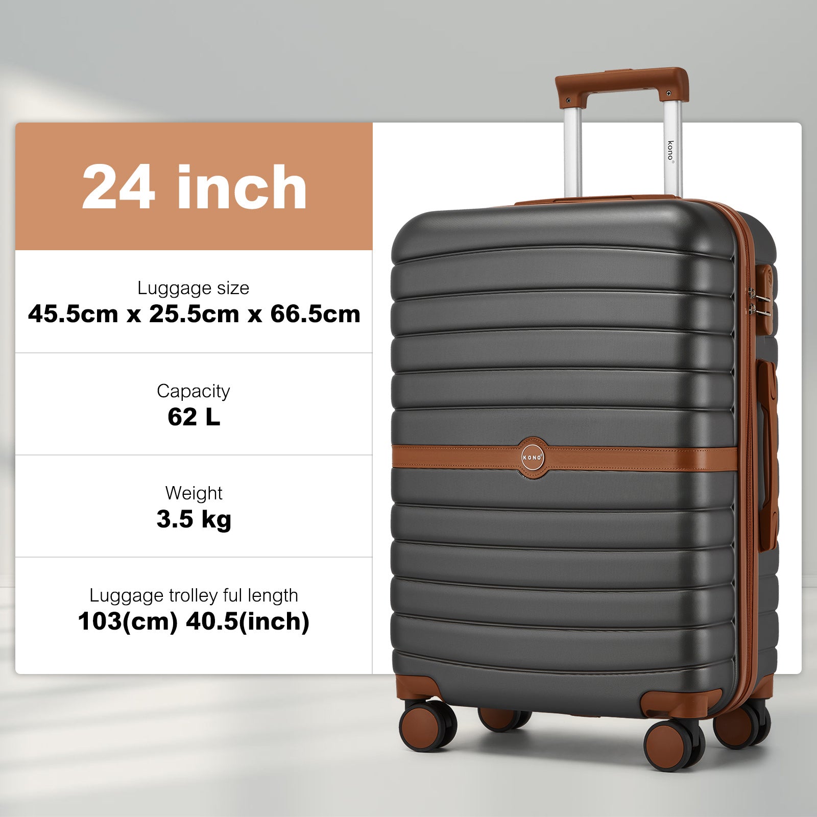 Reisekoffer, Cremefarbenes Weiß für Freizeit und Alltag – Detailansicht 39