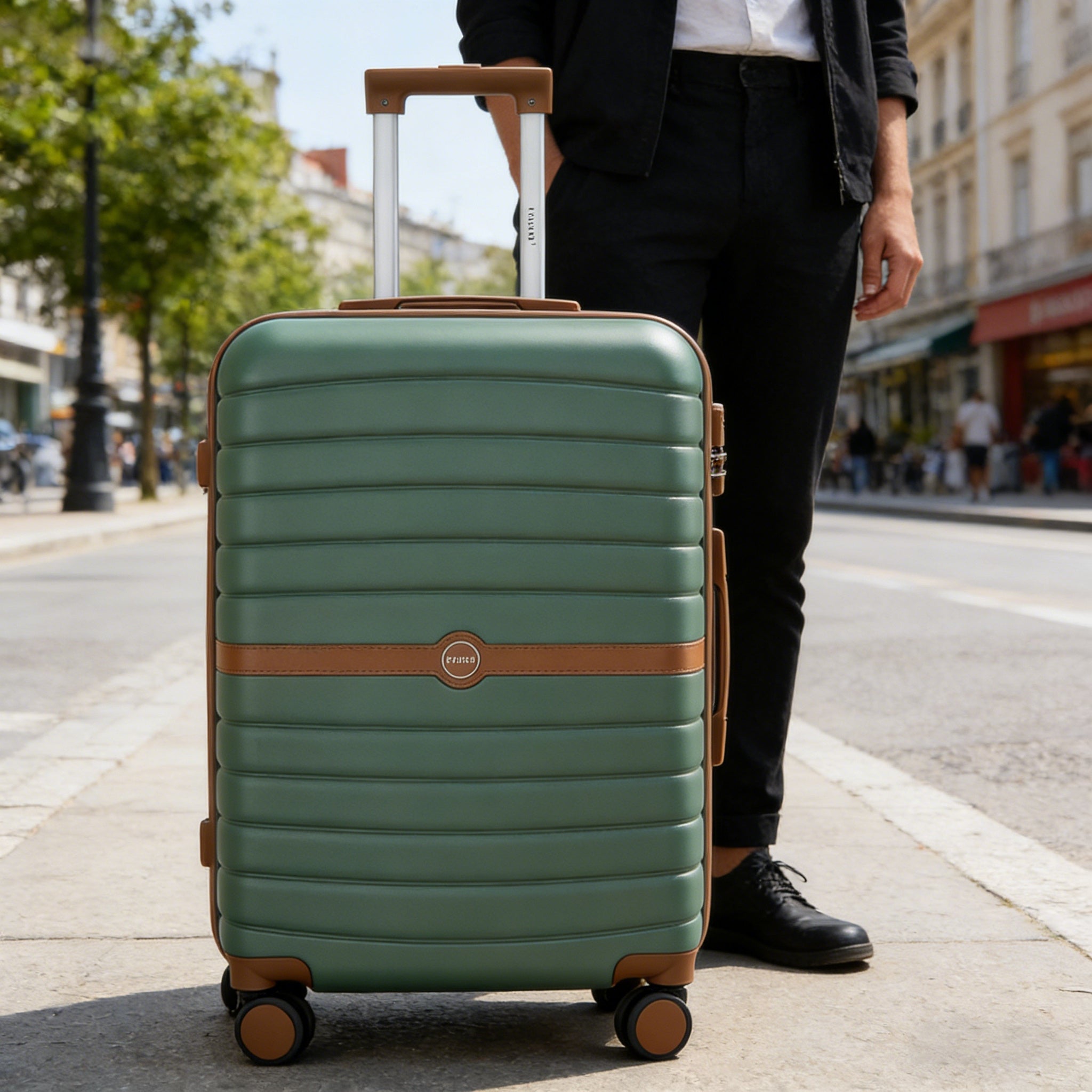 Reisekoffer, Cremefarbenes Weiß für Freizeit und Alltag – Detailansicht 40