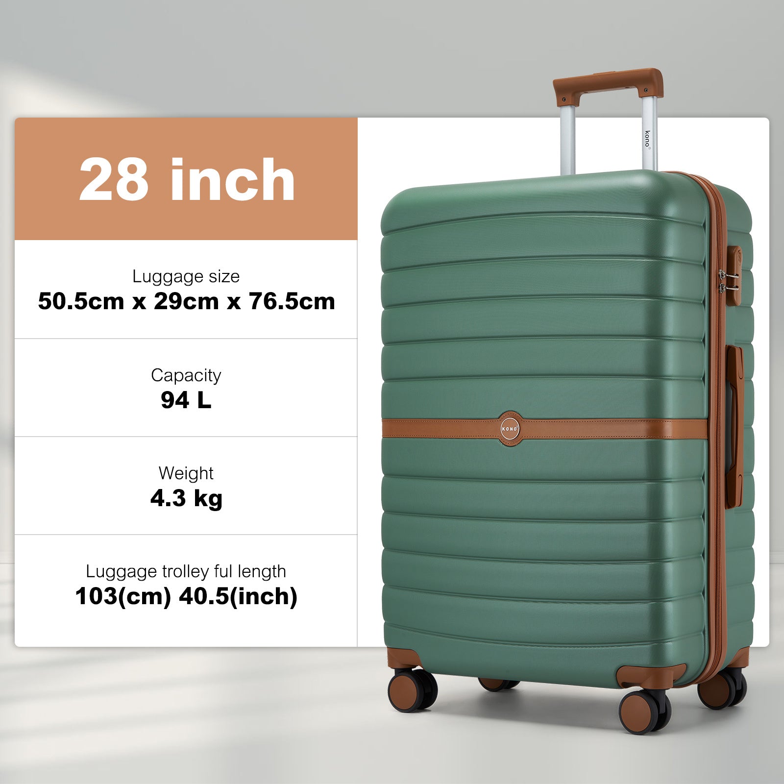 Reisekoffer, Cremefarbenes Weiß für Freizeit und Alltag – Detailansicht 45