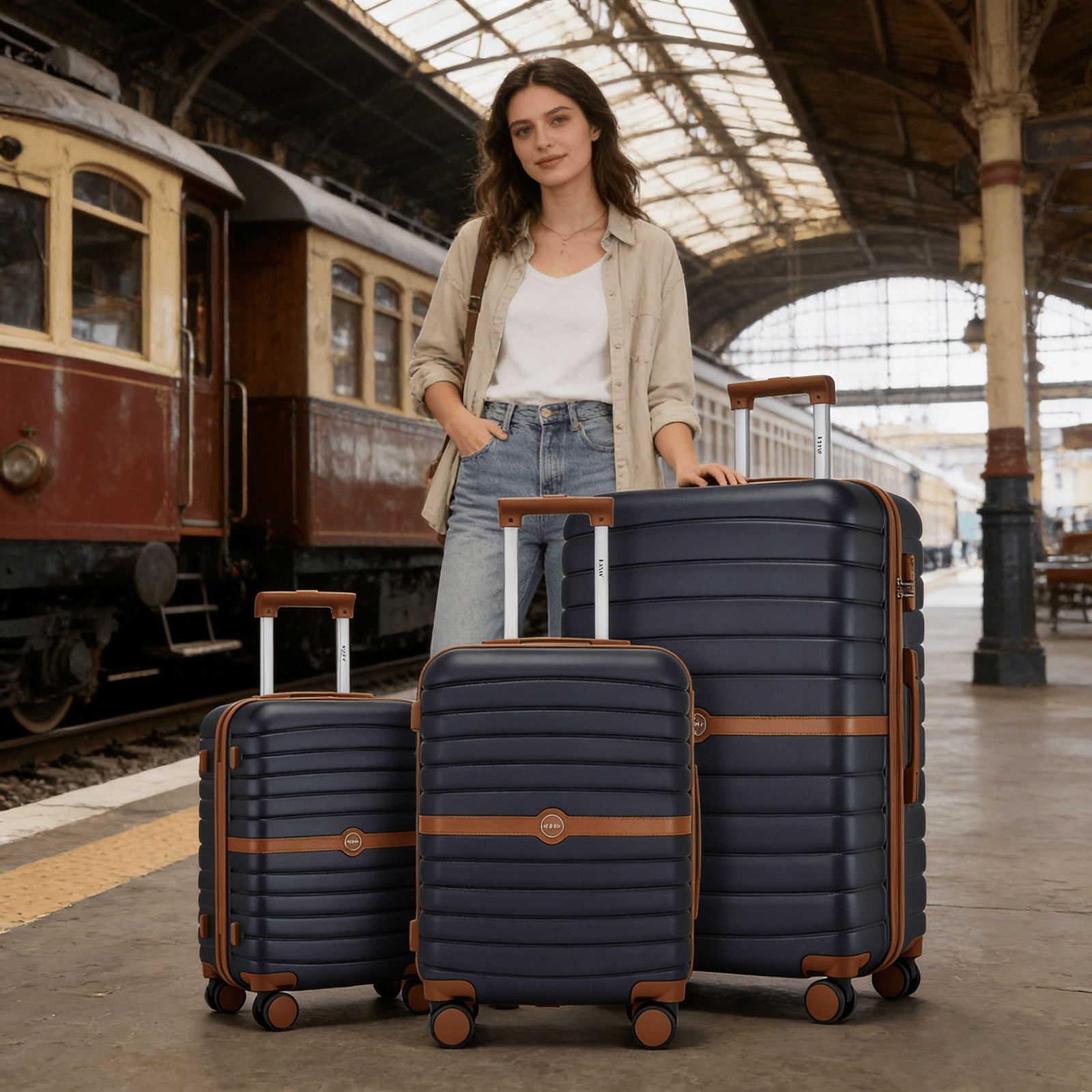 Reisekoffer, Cremefarbenes Weiß für Freizeit und Alltag – Detailansicht 56