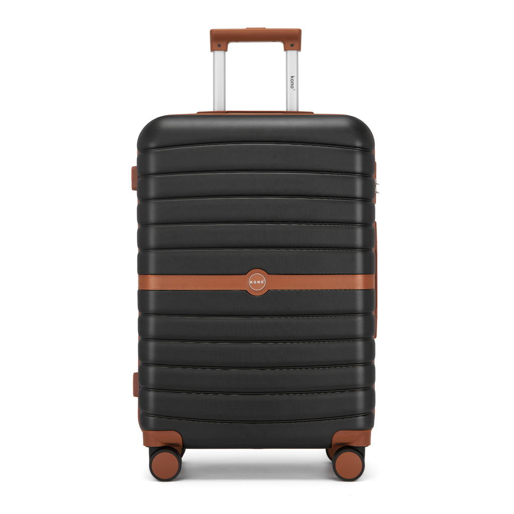 Reisekoffer, Dunkelgrün und Braun für Freizeit – Detailansicht 17
