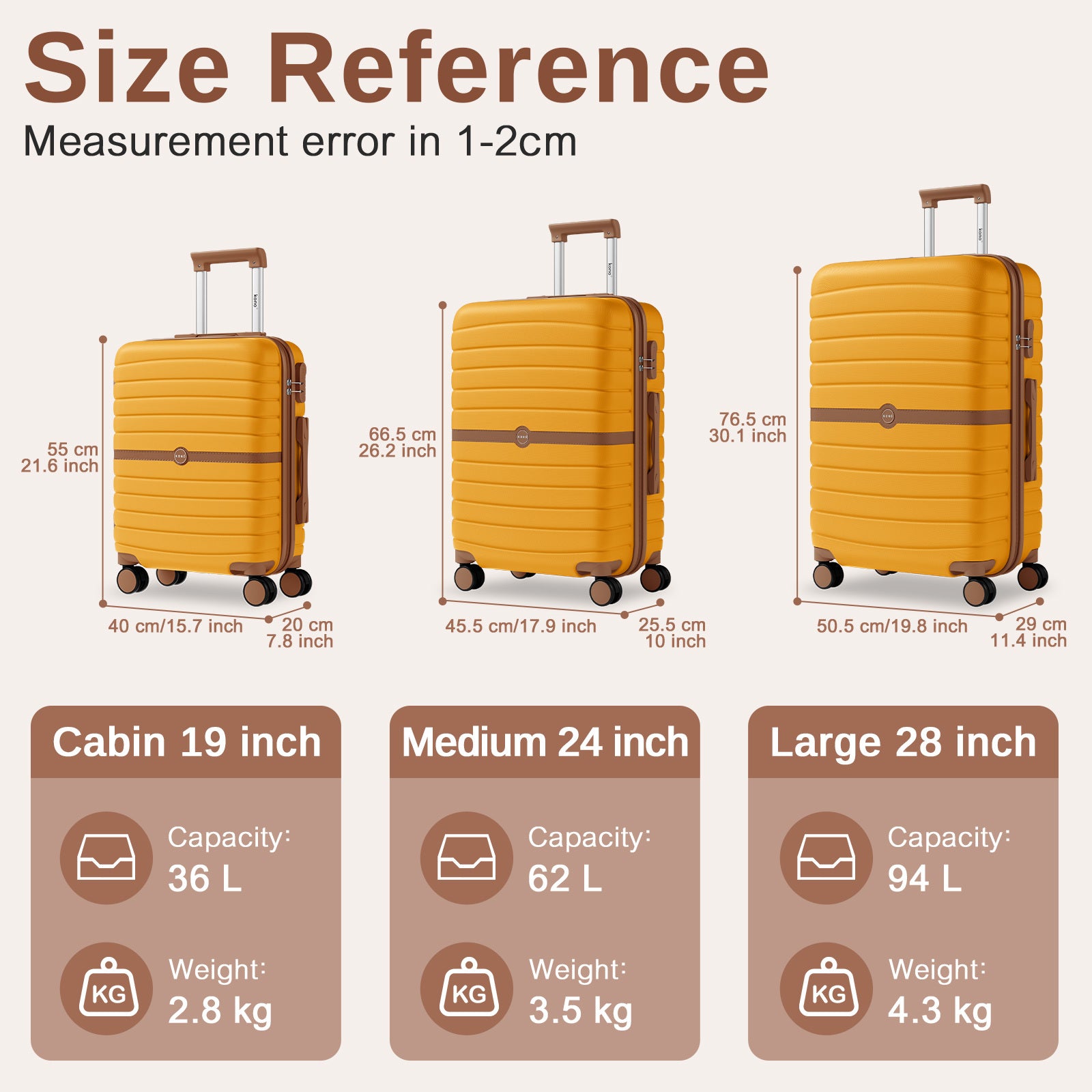 Reisekoffer, Dunkelgrün und Braun für Freizeit – Detailansicht 28