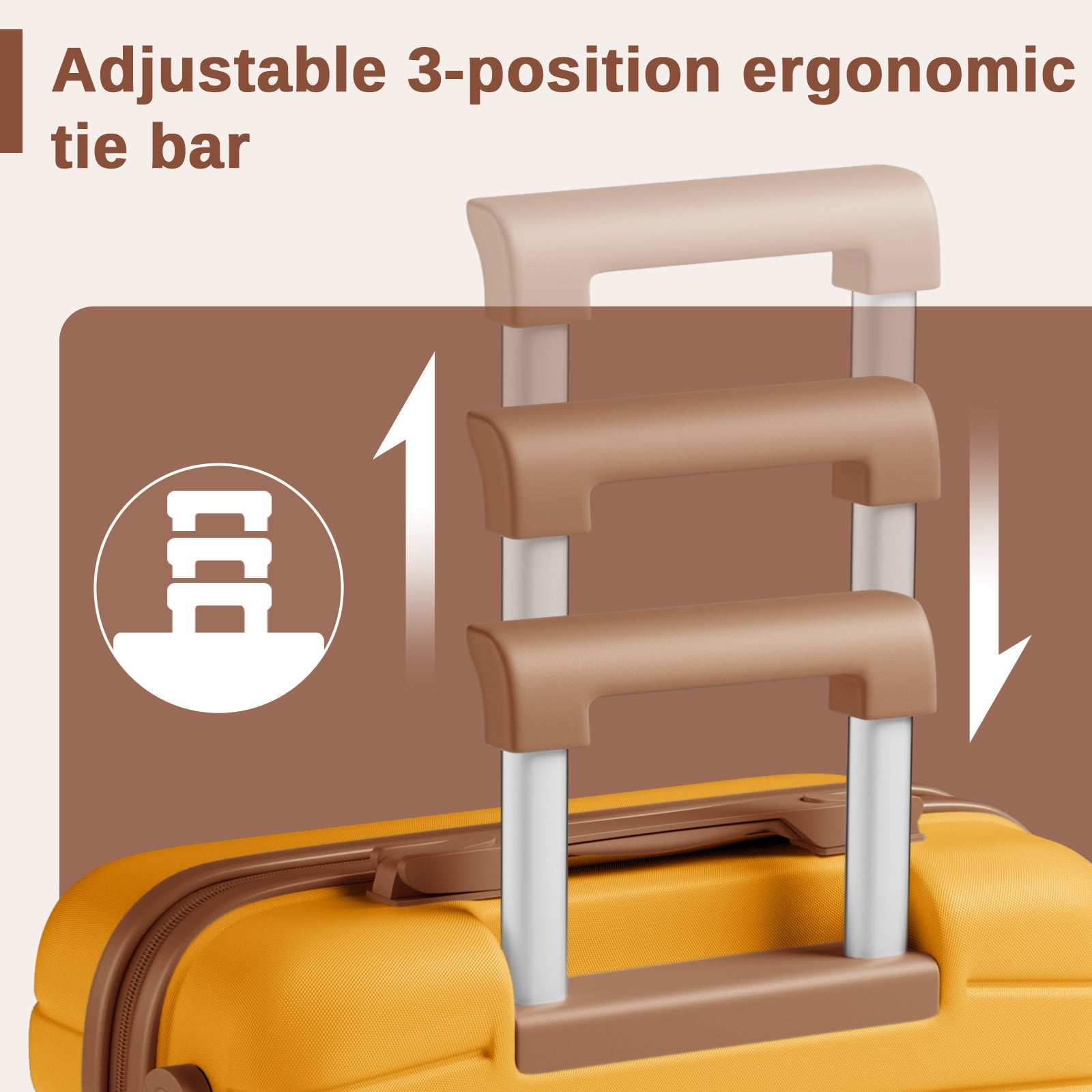 Reisekoffer, Dunkelgrün und Braun für Freizeit – Detailansicht 31