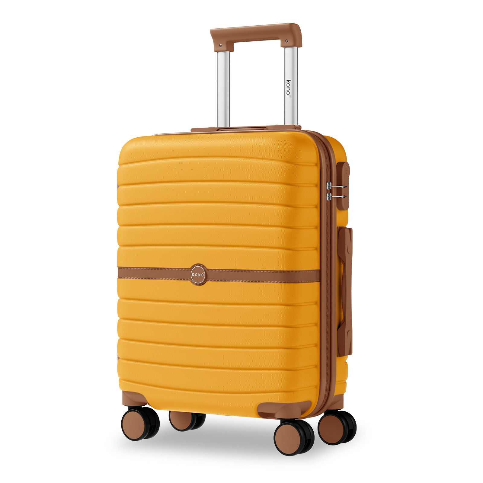 Reisekoffer, Dunkelgrün und Braun für Freizeit – Detailansicht 65