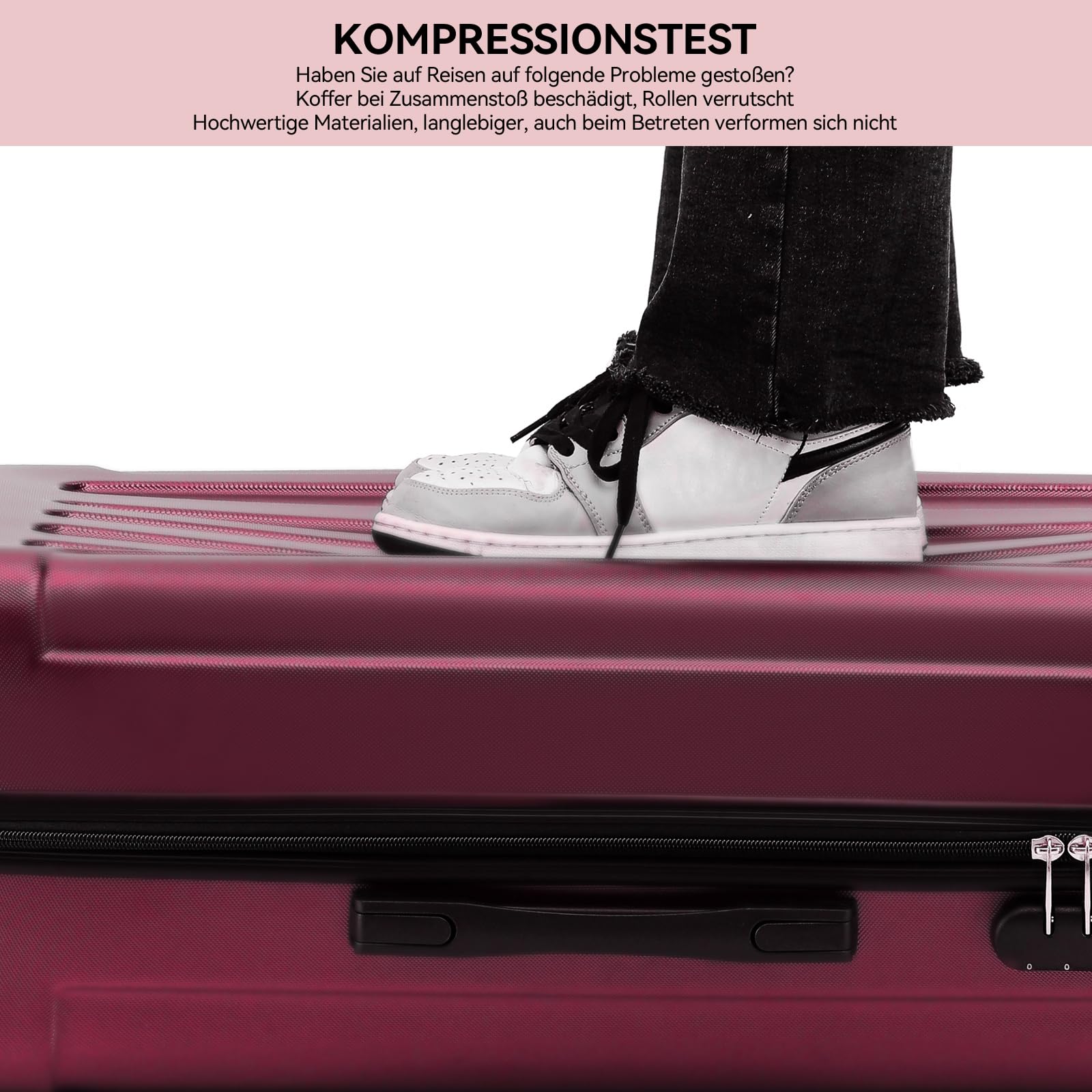 Reisekoffer, Hartschale für Alltag und Freizeit – Detailansicht 53
