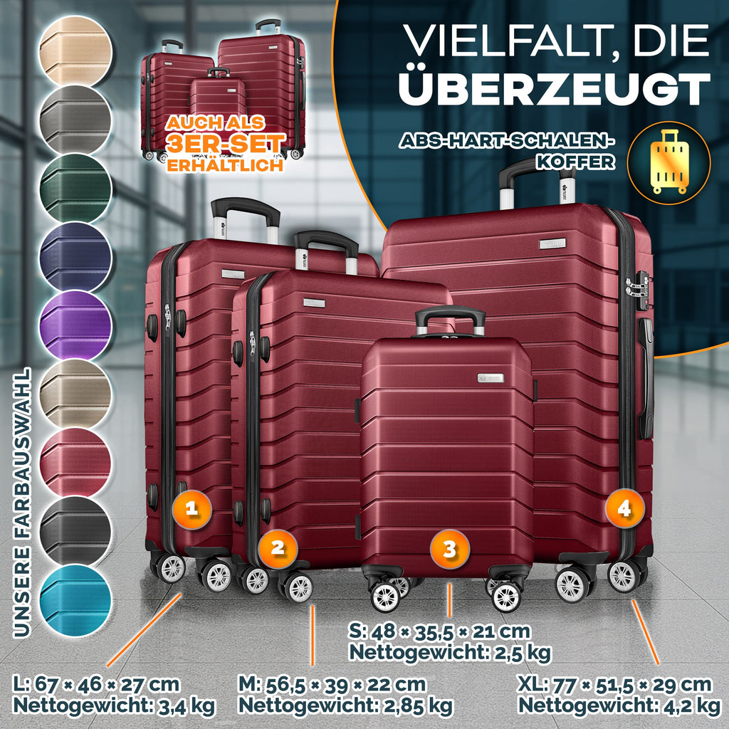 Reisekoffer, mit TSA-Schloss für Alltag und Freizeit – Detailansicht 3