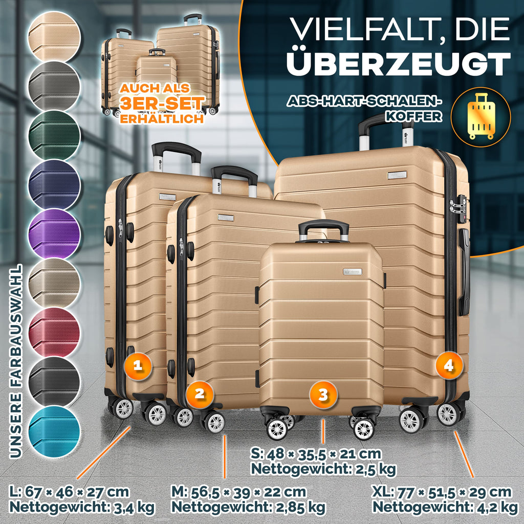 Reisekoffer, mit TSA-Schloss für Alltag und Freizeit – Detailansicht 7