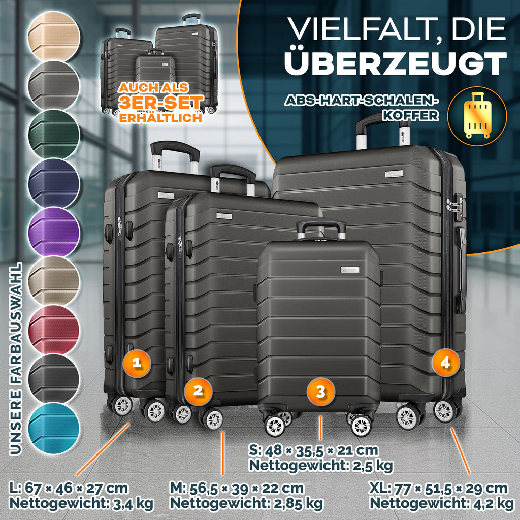 Reisekoffer, mit TSA-Schloss für Alltag und Freizeit – Detailansicht 9