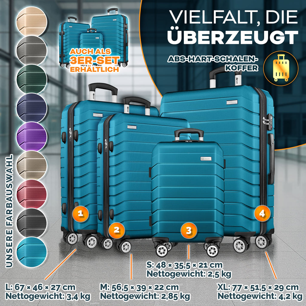 Reisekoffer, mit TSA-Schloss für Alltag und Freizeit – Detailansicht 10