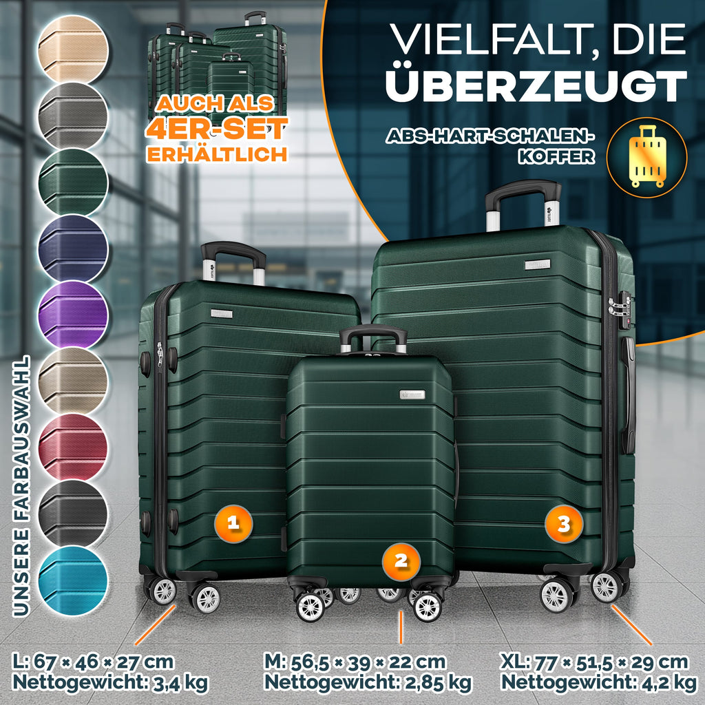 Reisekoffer, mit TSA-Schloss für Alltag und Freizeit – Detailansicht 25