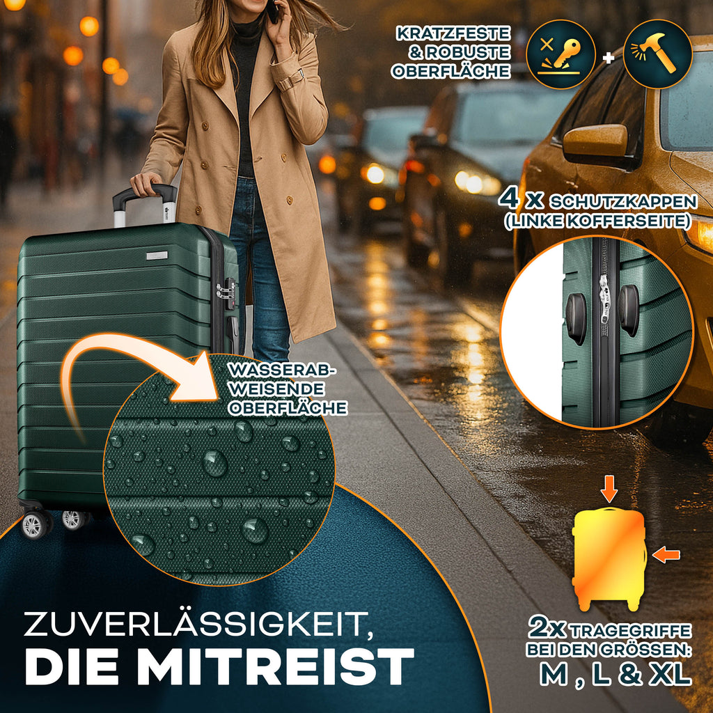 Reisekoffer, mit TSA-Schloss für Alltag und Freizeit – Detailansicht 27