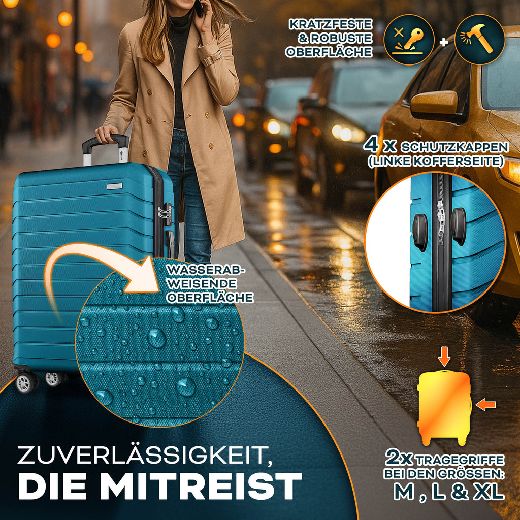 Reisekoffer, mit TSA-Schloss für Alltag und Freizeit – Detailansicht 60