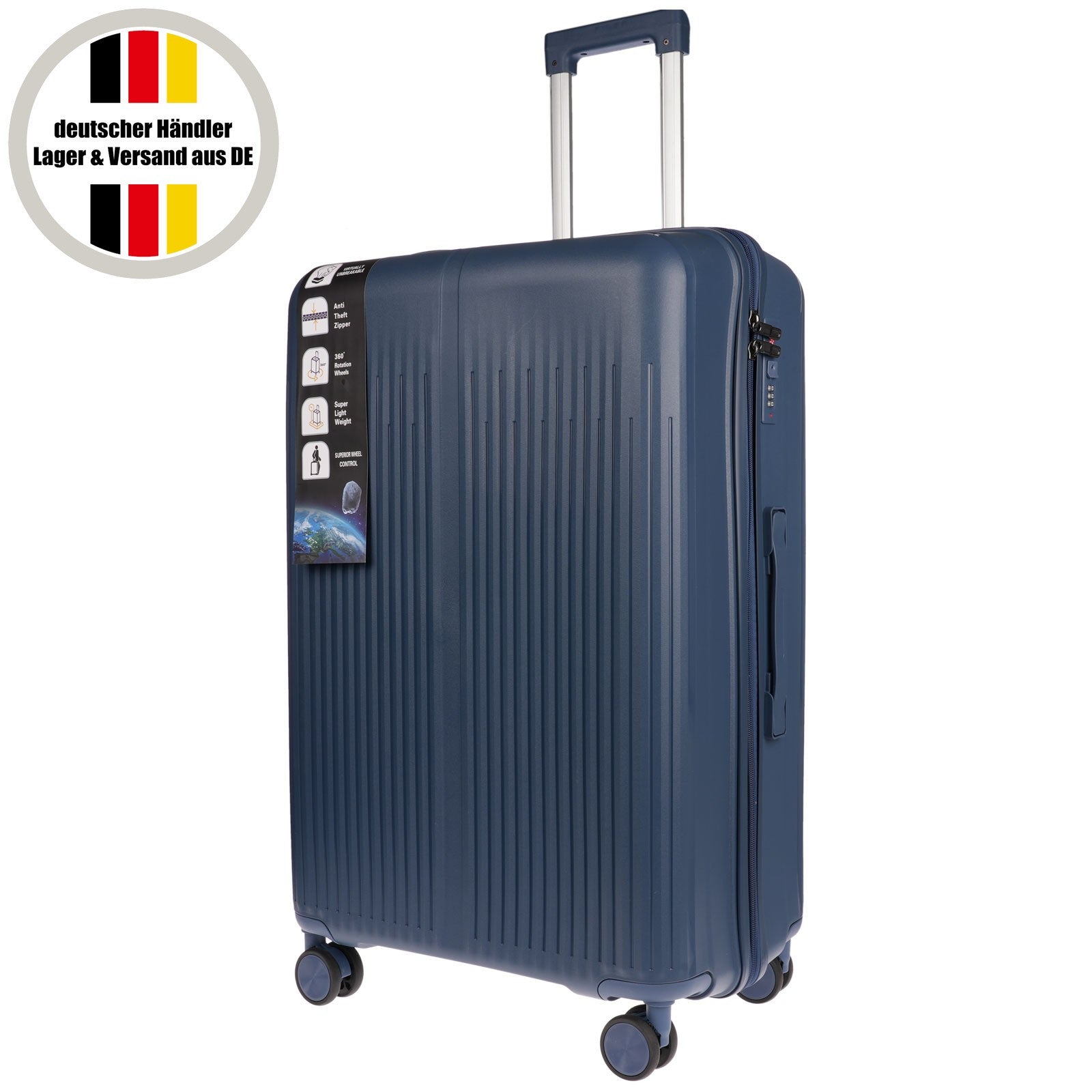 Reisekoffer, Schwarz für Alltag – Detailansicht 2