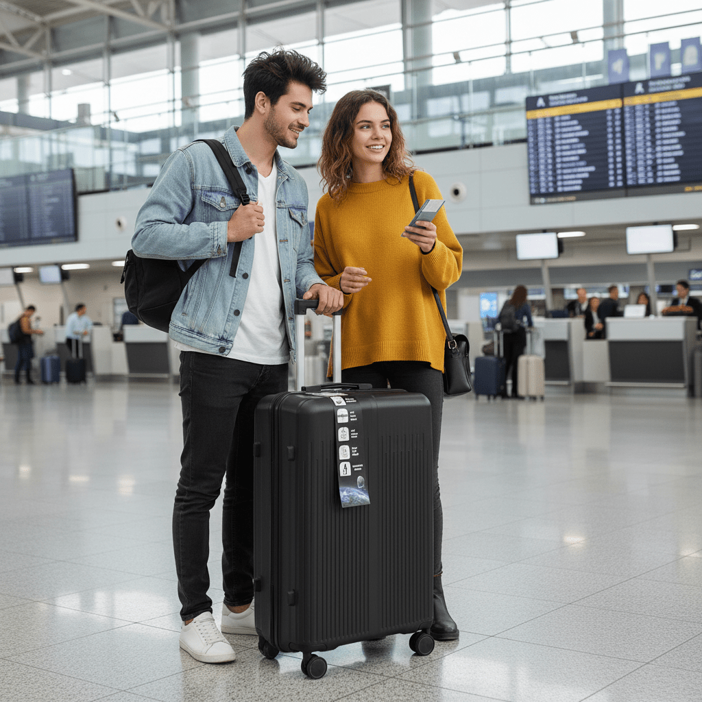 Reisekoffer, Schwarz für Alltag – Detailansicht 39