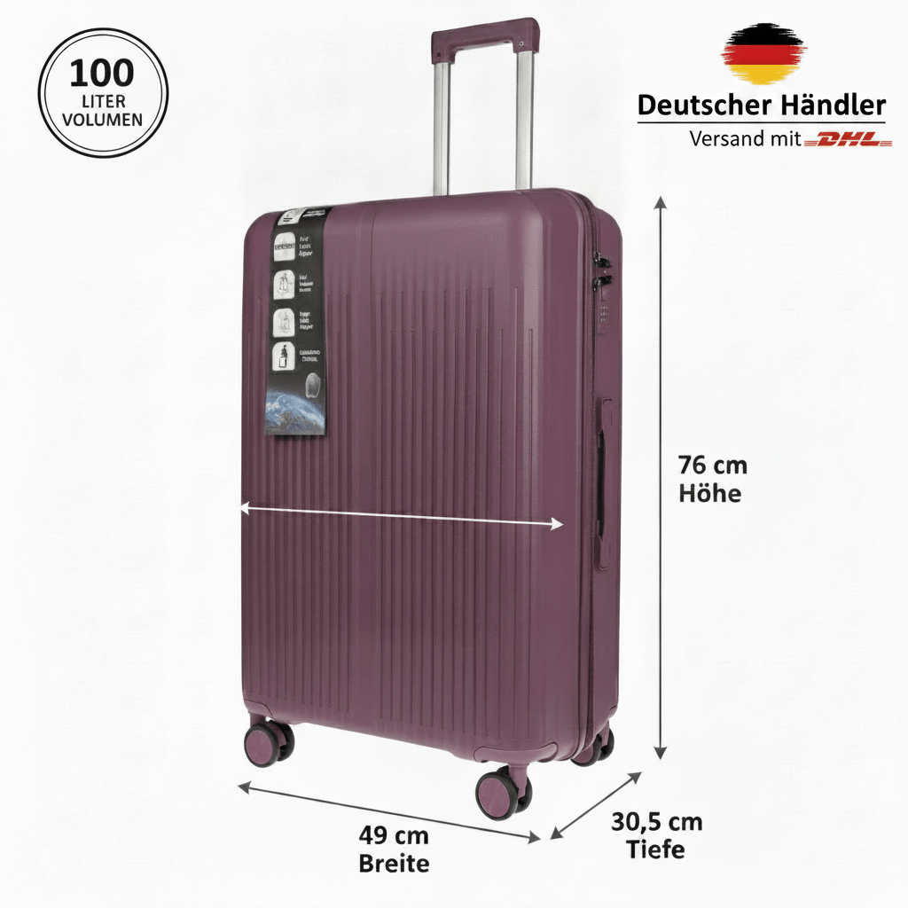 Reisekoffer, Schwarz für Alltag – Detailansicht 55
