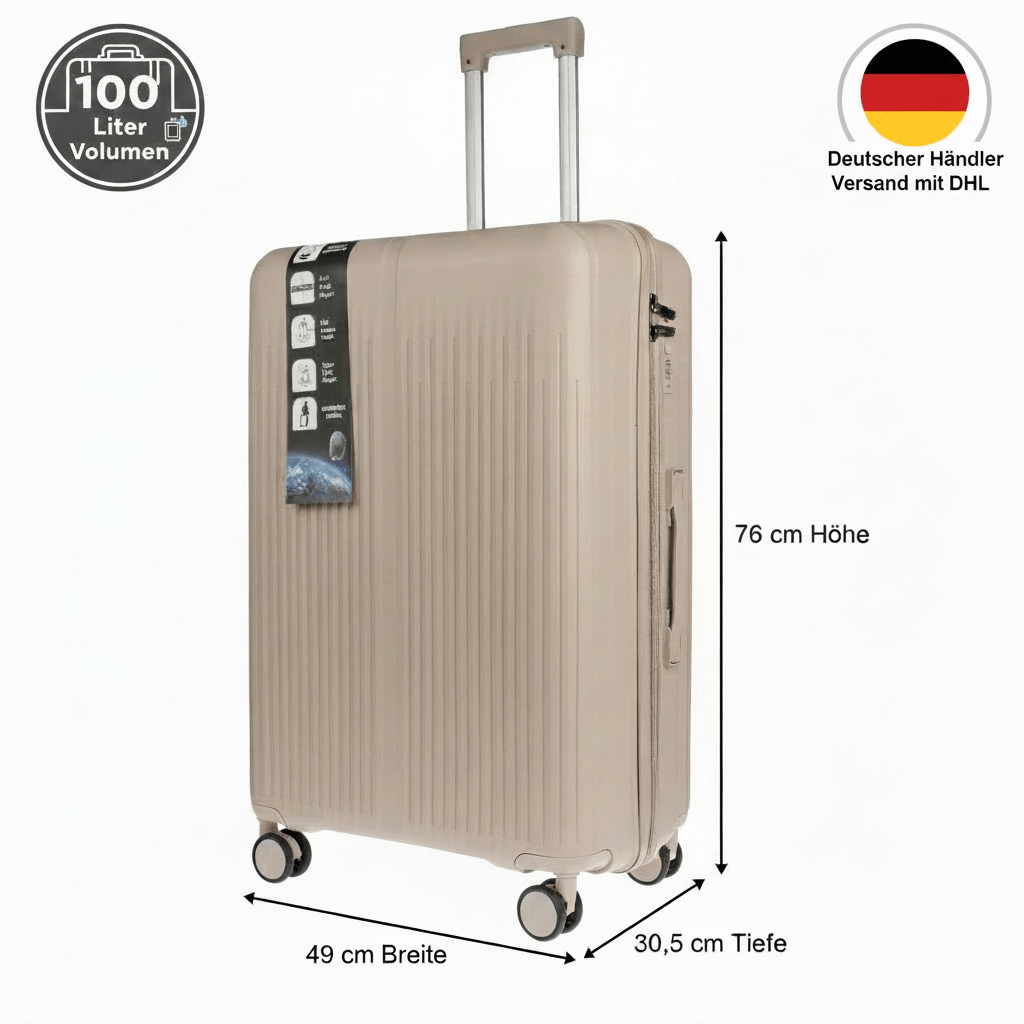 Reisekoffer, Schwarz für Alltag – Detailansicht 67