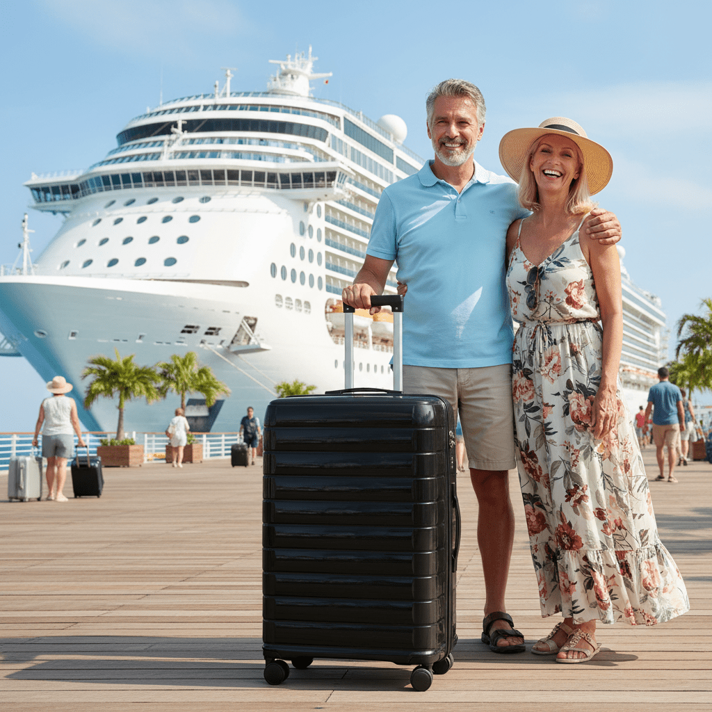Reisekoffer, Schwarz für Alltag – Detailansicht 75