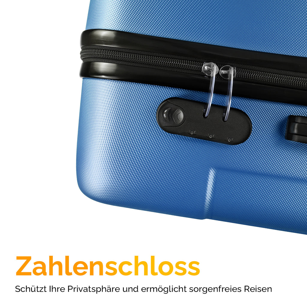 Reisekoffer, Schwarz für Alltag und Camping – Detailansicht 7