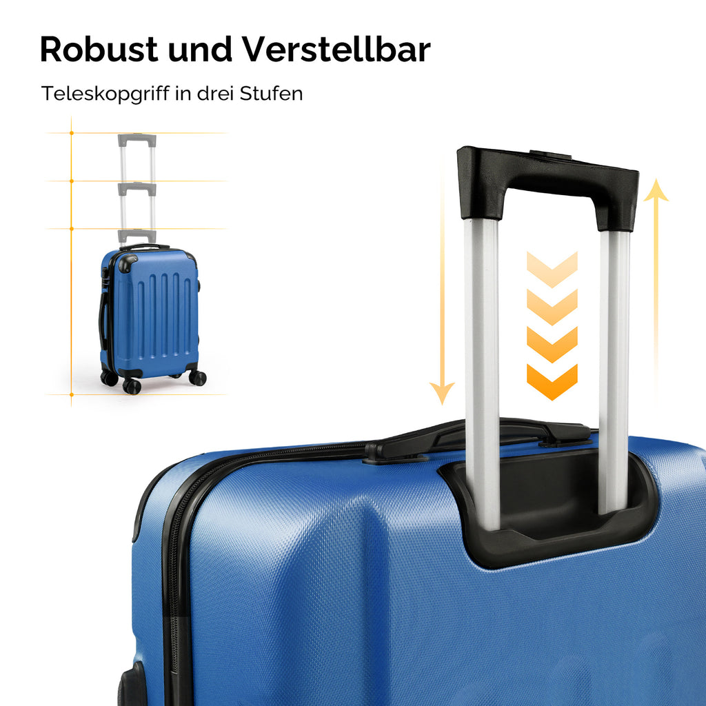 Reisekoffer, Schwarz für Alltag und Camping – Detailansicht 9