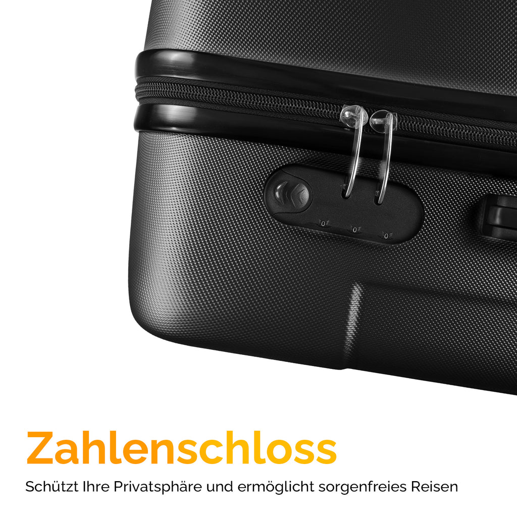 Reisekoffer, Schwarz für Alltag und Camping – Detailansicht 19
