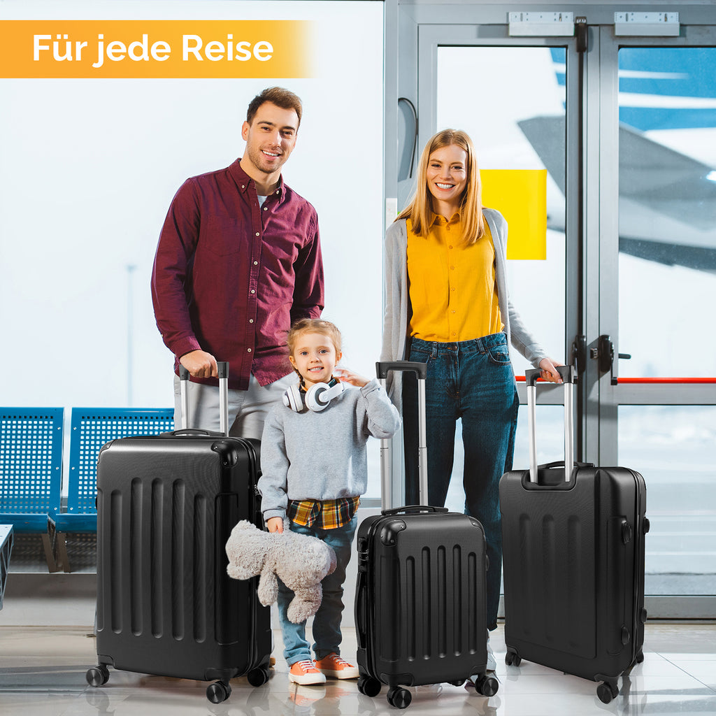 Reisekoffer, Schwarz für Alltag und Camping – Detailansicht 24