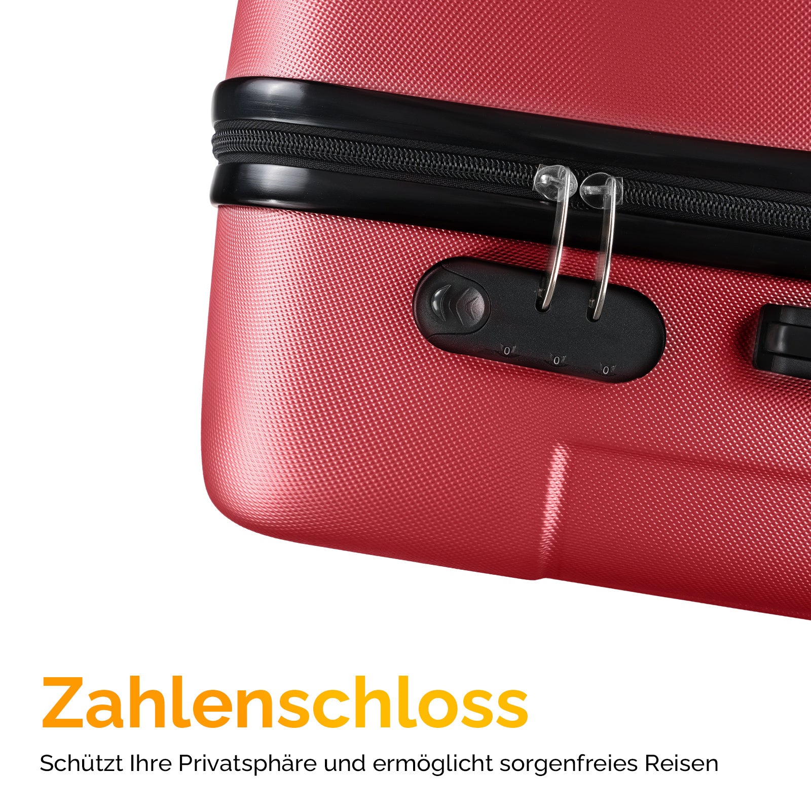 Reisekoffer, Schwarz für Alltag und Camping – Detailansicht 28