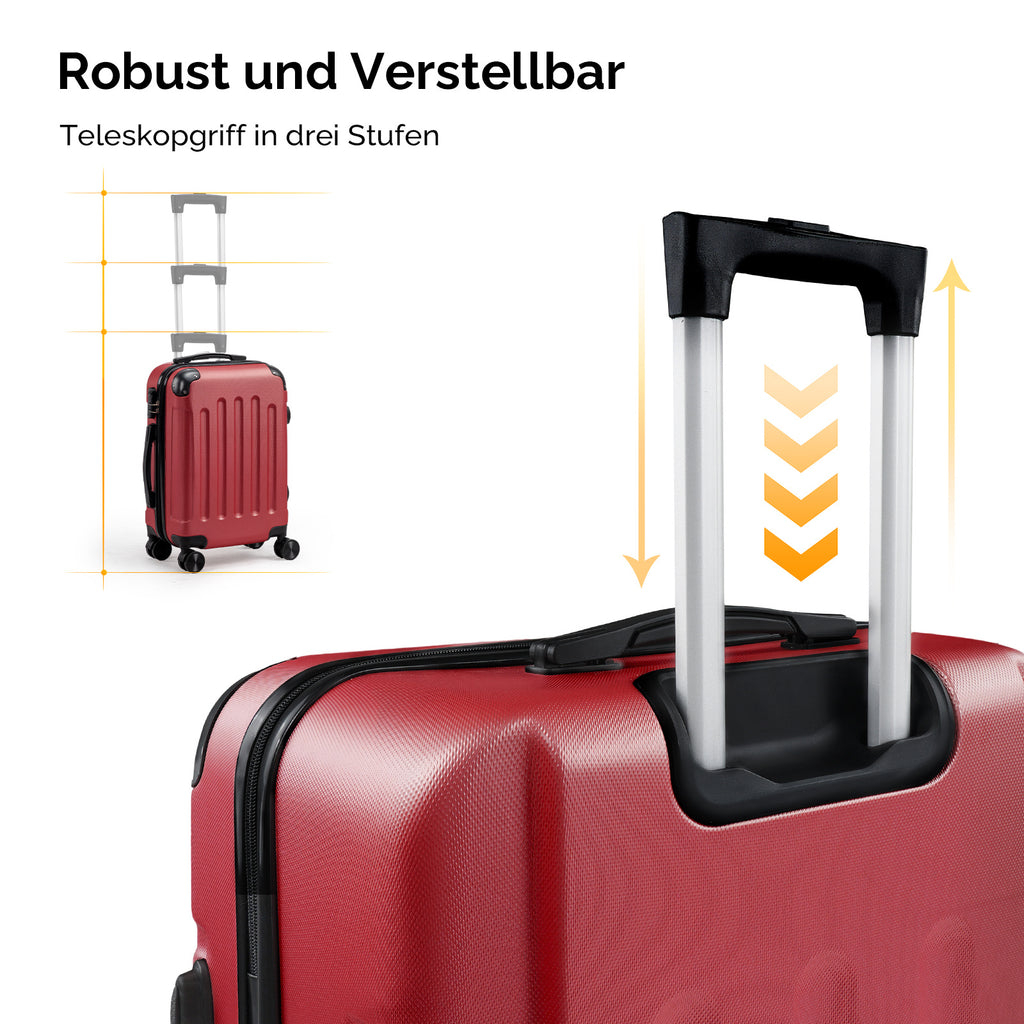 Reisekoffer, Schwarz für Alltag und Camping – Detailansicht 29