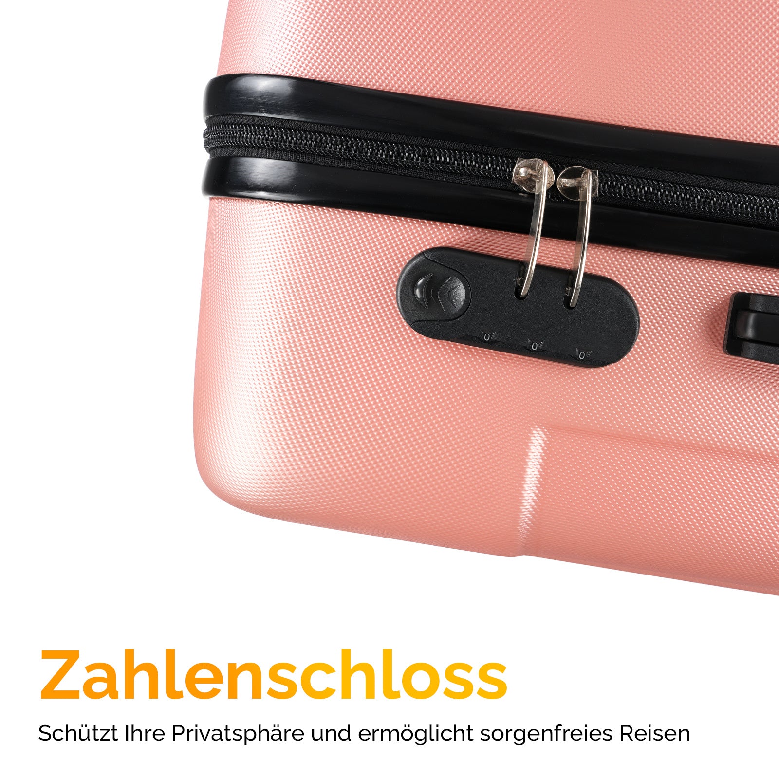Reisekoffer, Schwarz für Alltag und Camping – Detailansicht 37