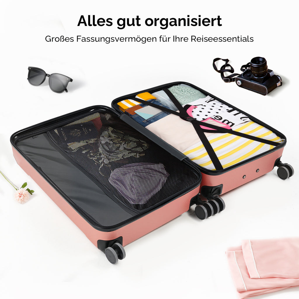 Reisekoffer, Schwarz für Alltag und Camping – Detailansicht 39