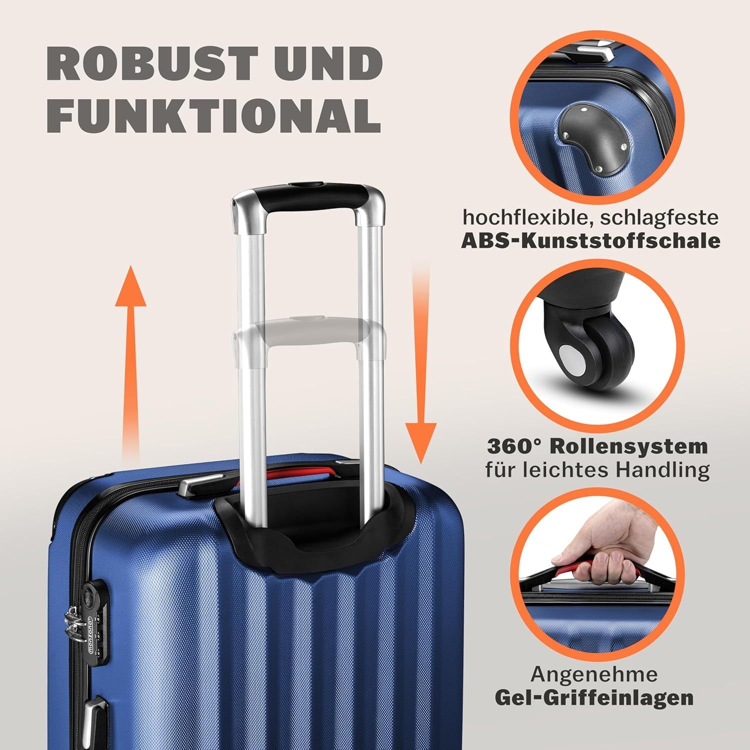 Reisekoffer, Silber für Freizeit und Alltag – Detailansicht 3