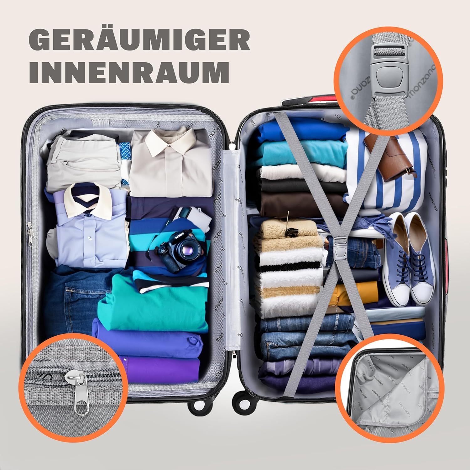 Reisekoffer, Silber für Freizeit und Alltag – Detailansicht 6