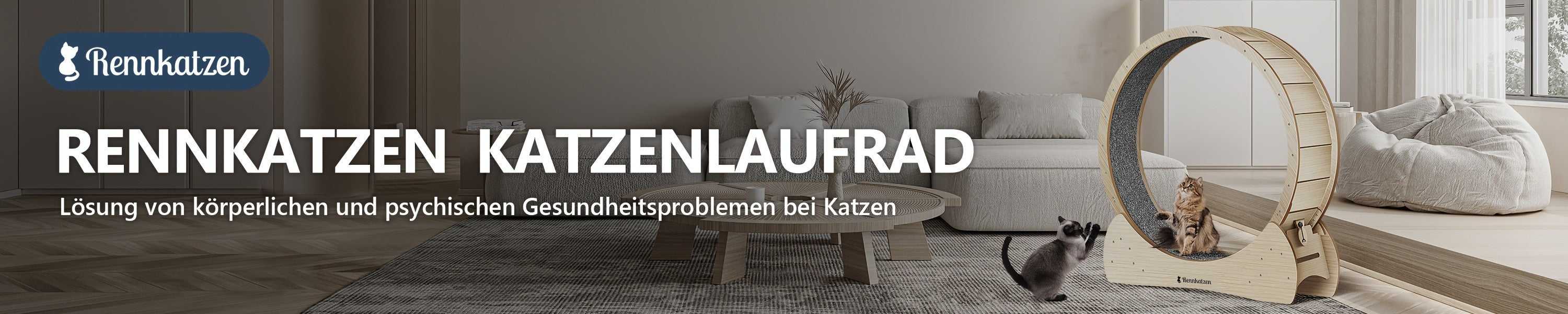 Rennkatzen Katzen Laufrad, Holzfarben für Zuhause und Haustiere – Detailansicht 16