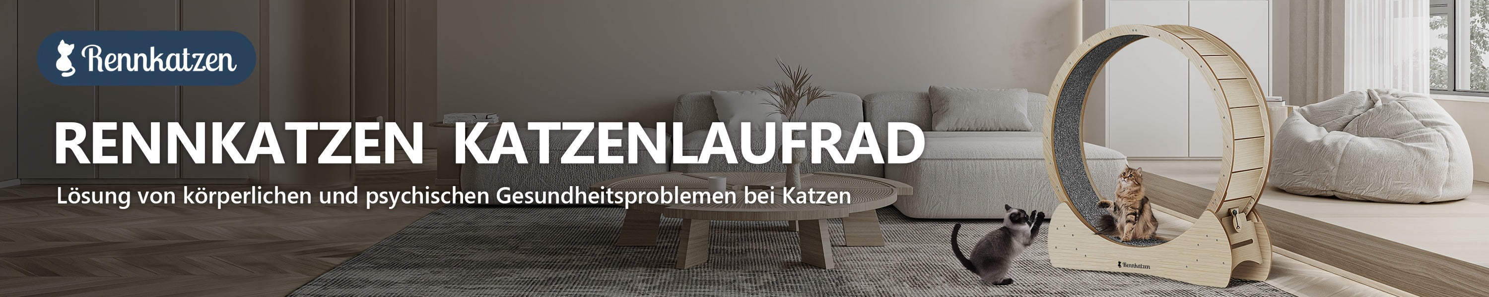 Rennkatzen Katzen Laufrad, Weiß für Haustiere – Detailansicht 12