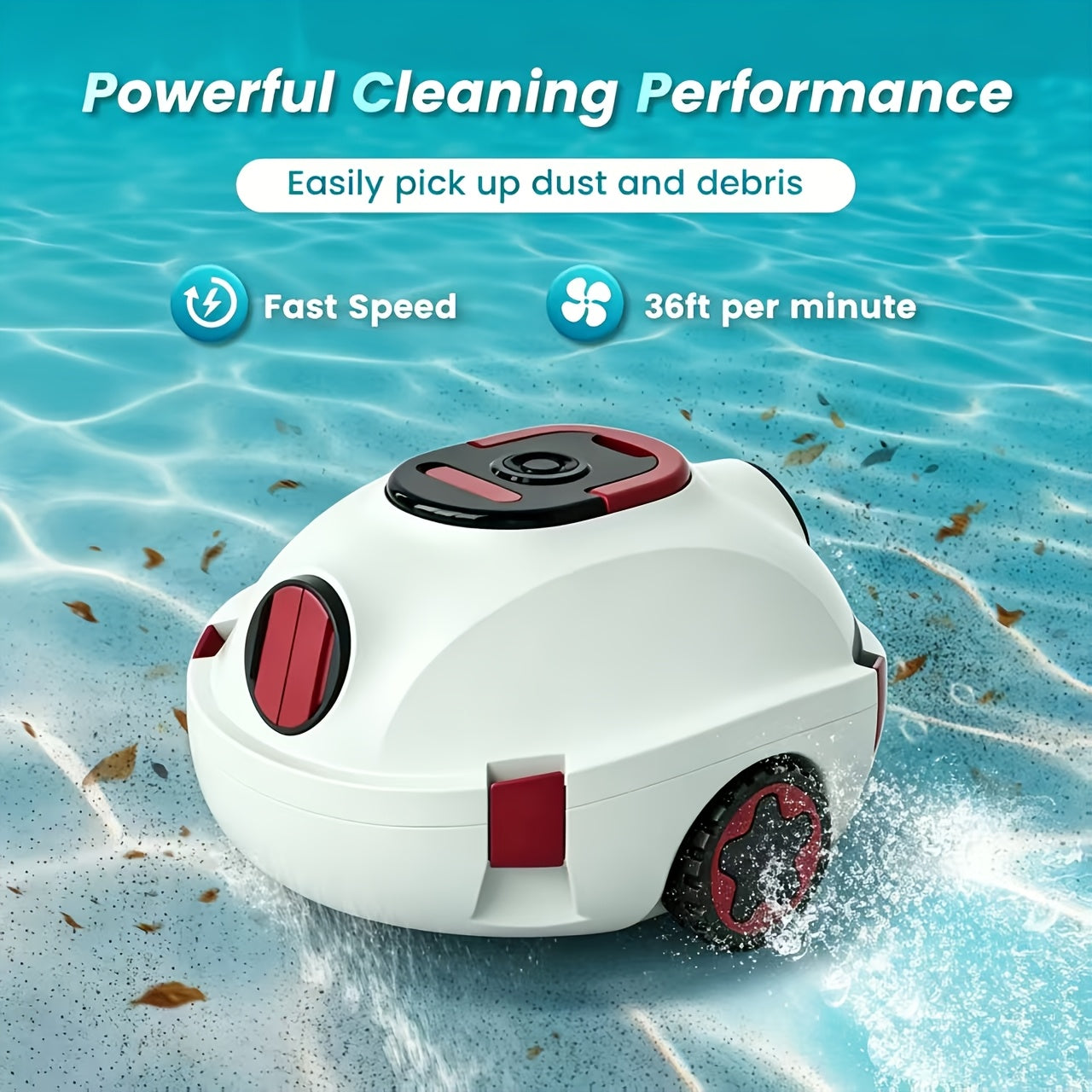 Roboter-Poolreiniger, 4L für Schlafzimmer und Bett – Detailansicht 5