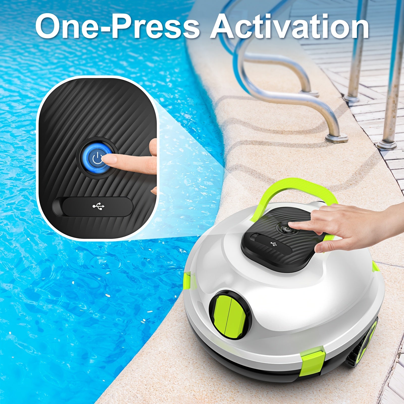 Roboter-Poolreiniger, 4L für Schlafzimmer und Bett – Detailansicht 10