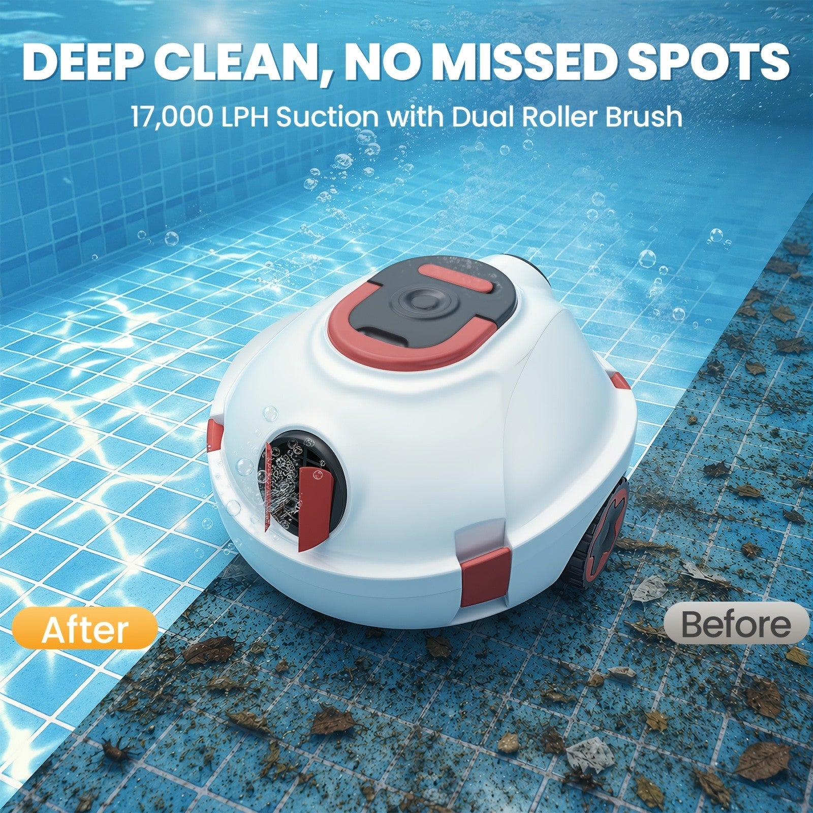 Roboter-Poolreiniger, 4L für Schlafzimmer und Bett – Detailansicht 13